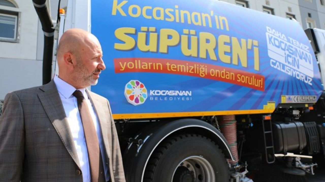 Kocasinan Belediyesi filosuna 2 temizlik aracı ekledi 