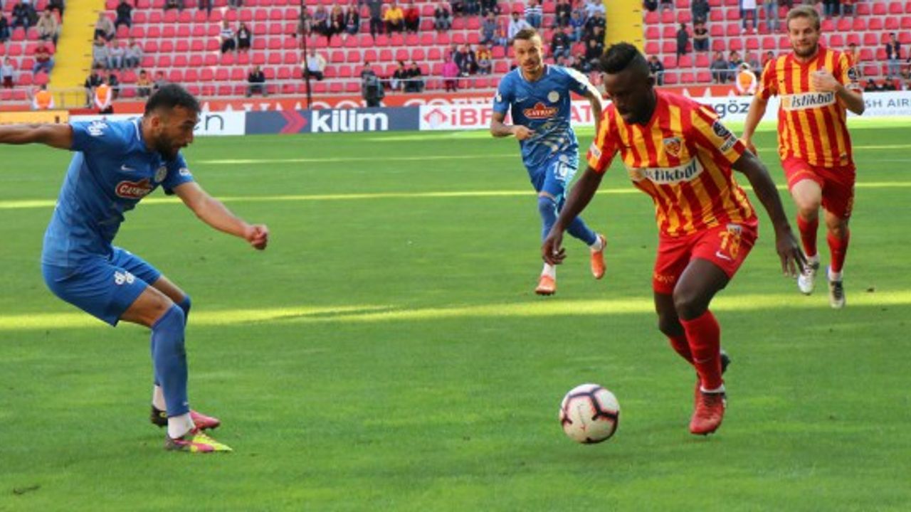 Spor Toto Süper Lig: Kayserispor: 2 - Çaykur Rizespor: 2 (Maç sonucu)