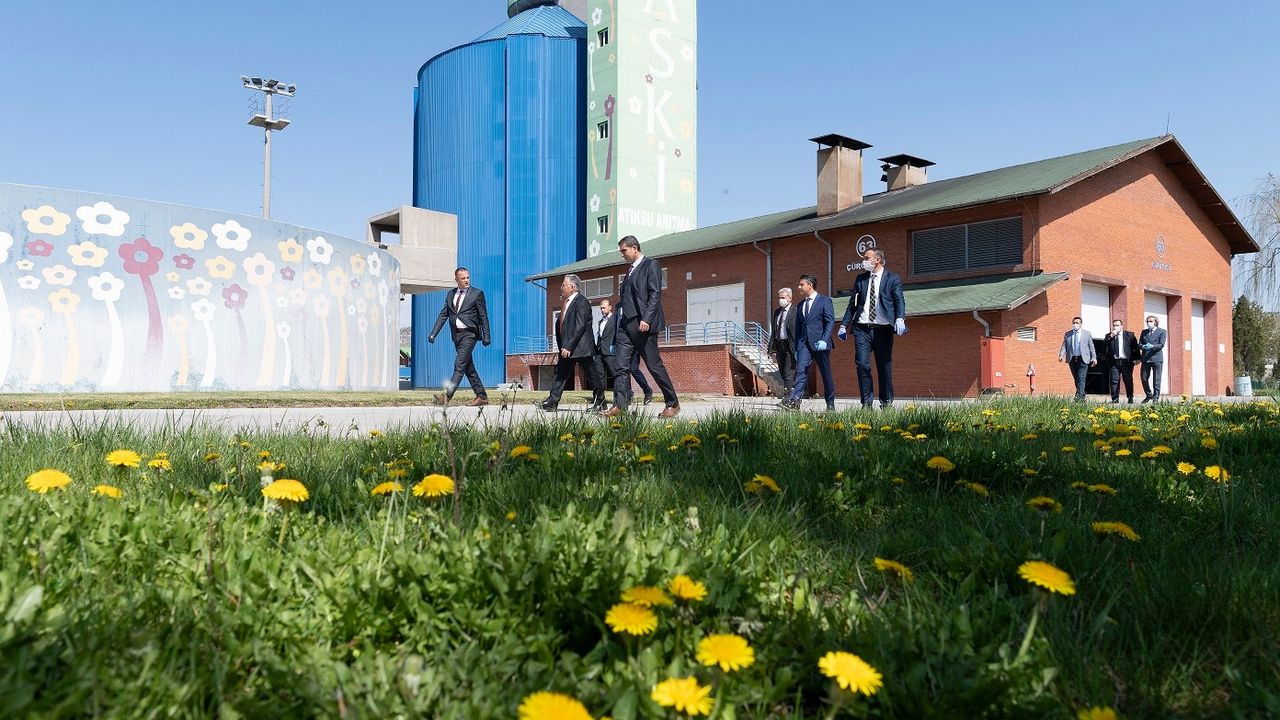 Başkan Büyükkılıç, arıtma tesisini inceledi