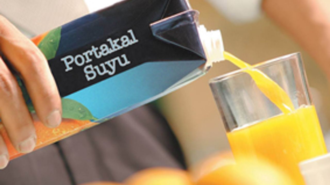Gripten korunmak için portakal suyu için!