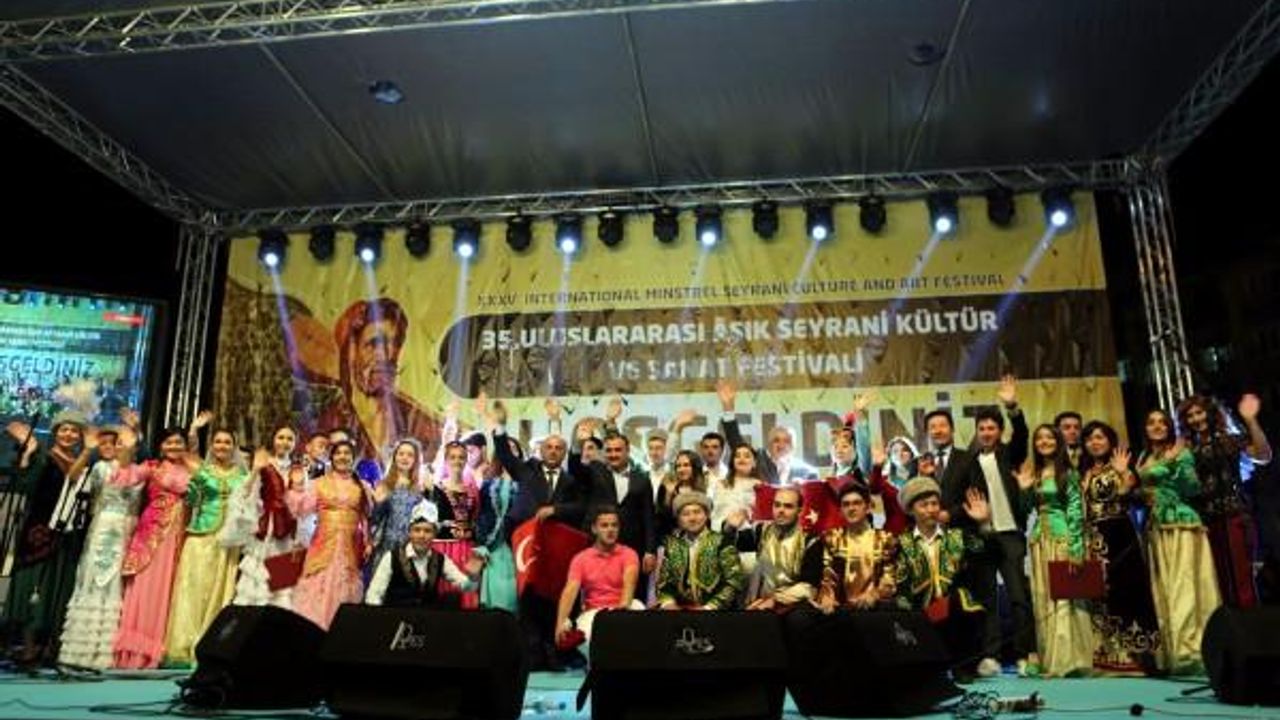 Aşık Seyrani Kültür ve Sanat Festivali finali yapıldı