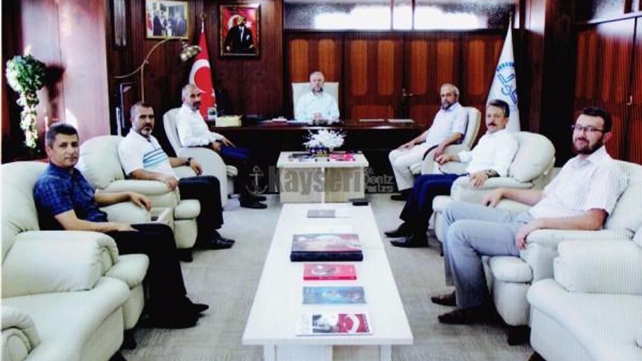 Eğitim Bir Sen’den Şahin Güven’e nezaket ziyareti