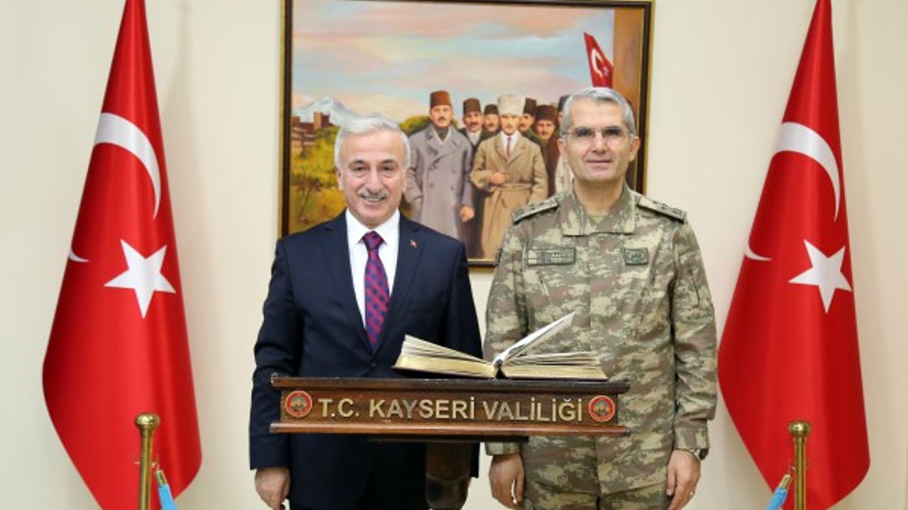 4. Kolordu Komutanı Korgeneral Sivri Vali Kamçı’yı Ziyaret Etti