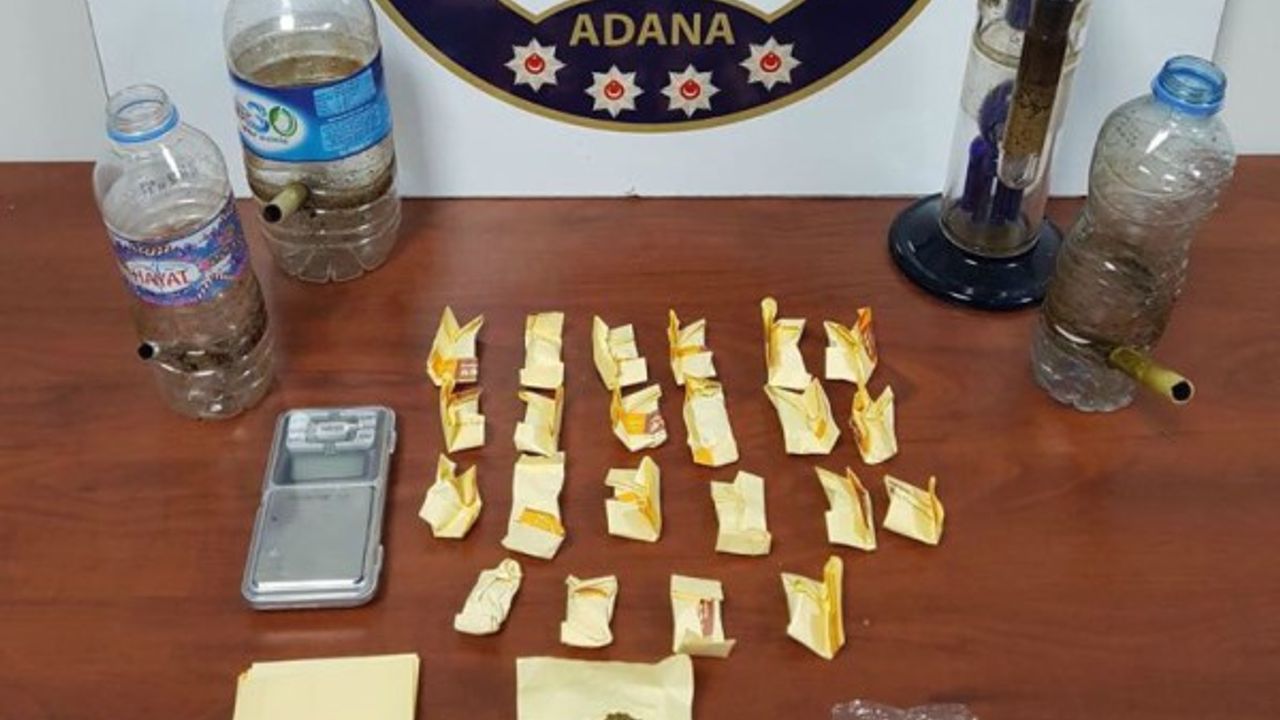 Adana'da zombiden beter eden uyuşturucu ele geçirildi