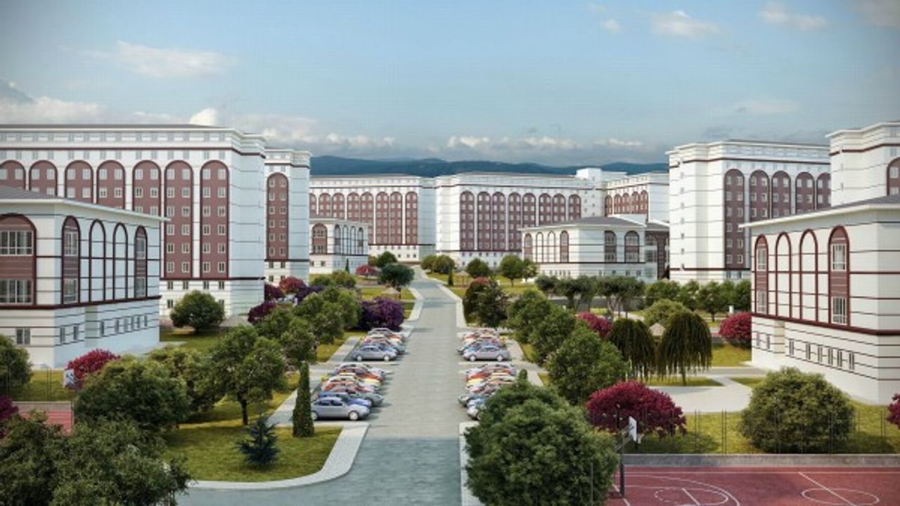 Vali Gül, 10 bin kişilik yurt inşaatında incelemelerde bulundu
