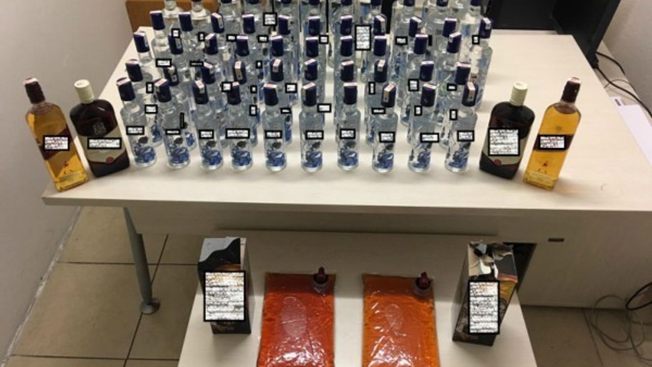 Yeni yılda 287 adet kaçak içki piyasaya süreceklerdi
