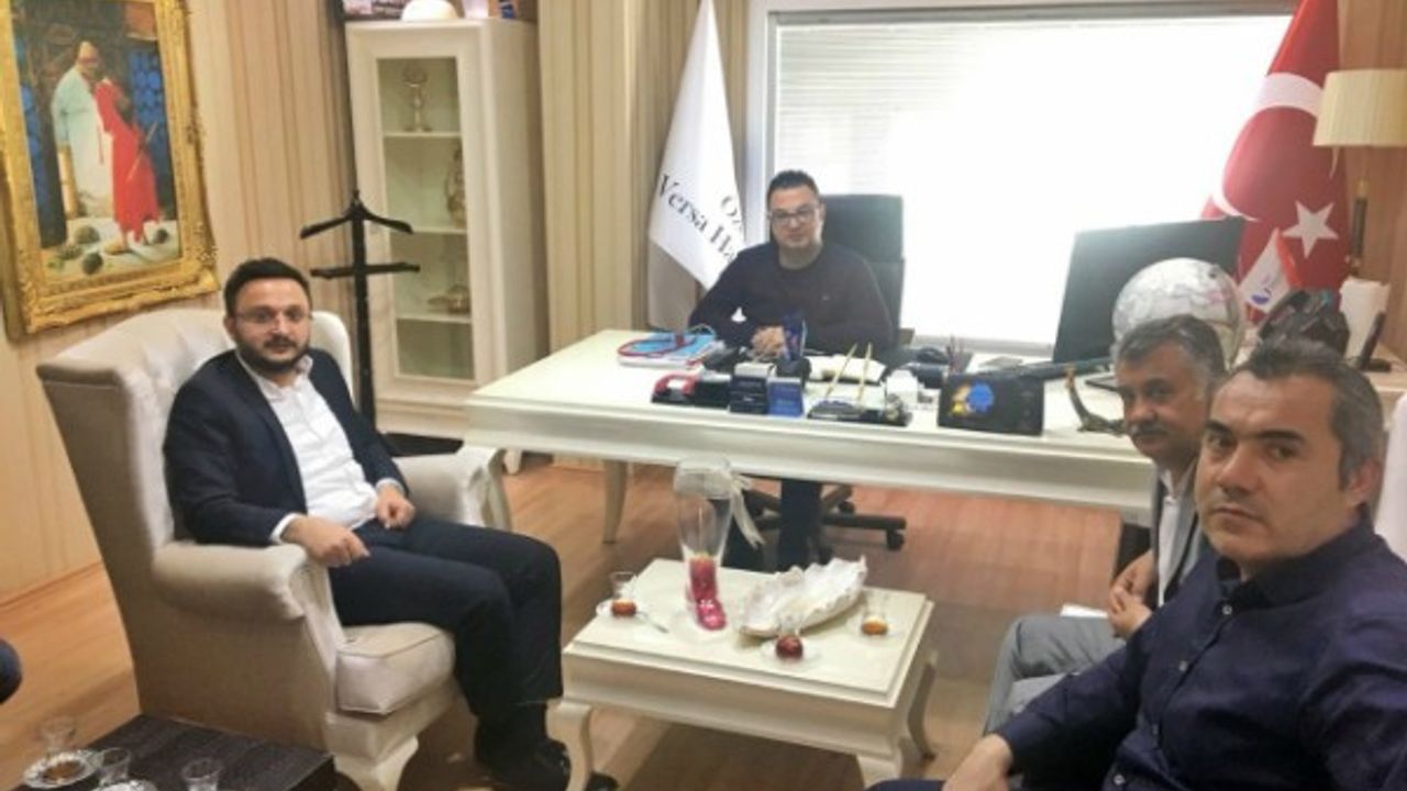 AK Parti İl Başkanı Yanar, Tabipler Oda Başkanı Ergün’ü ziyaret etti