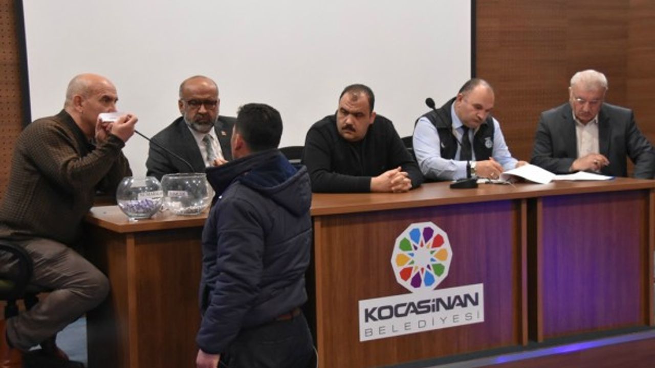 Kocasinan’da yeni pazar yeri için kura çekimi 