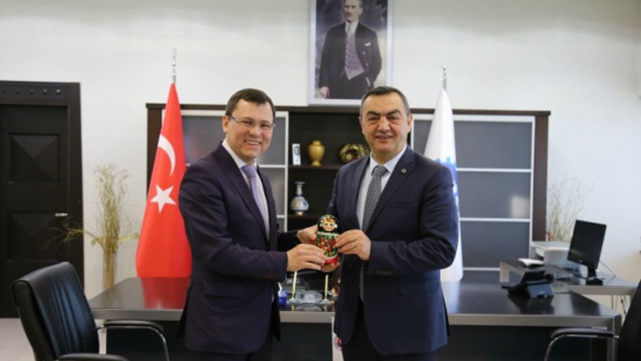 Rusya Federasyonu Türkiye Ticaret Mümessilliğinden KAYSO’ya Ziyaret