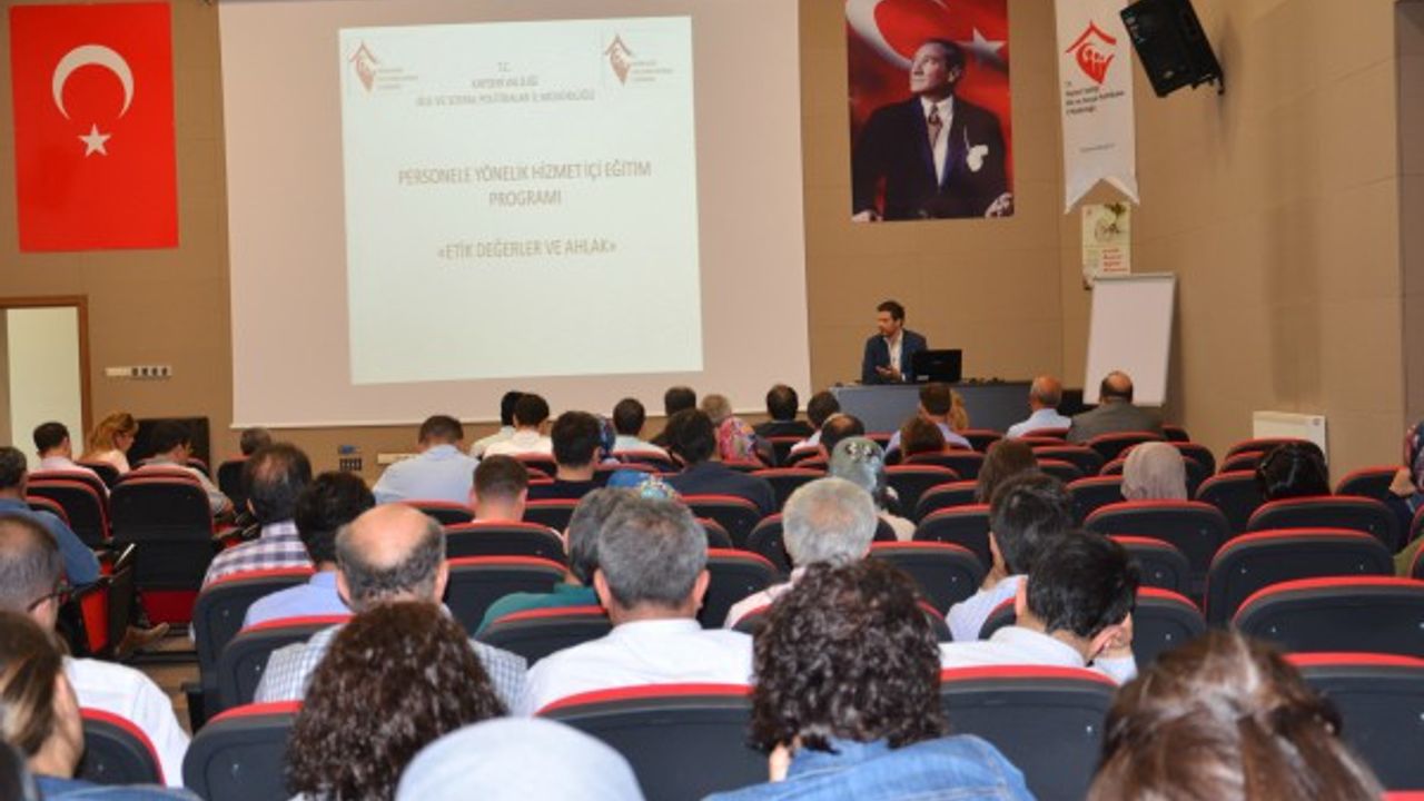 ASP Kayseri İl Müdürlüğünde etik ve ahlak konferansı 