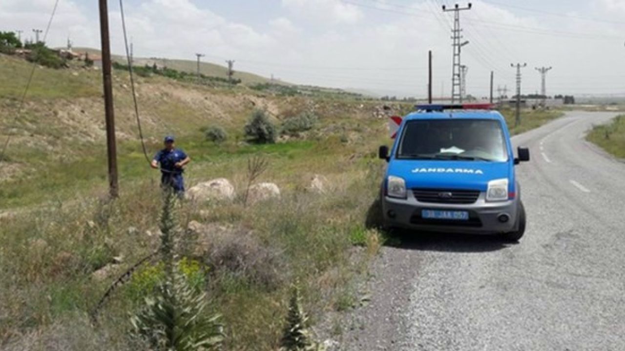 250 metre enerji nakil kablosu çalan zanlı yakalandı 