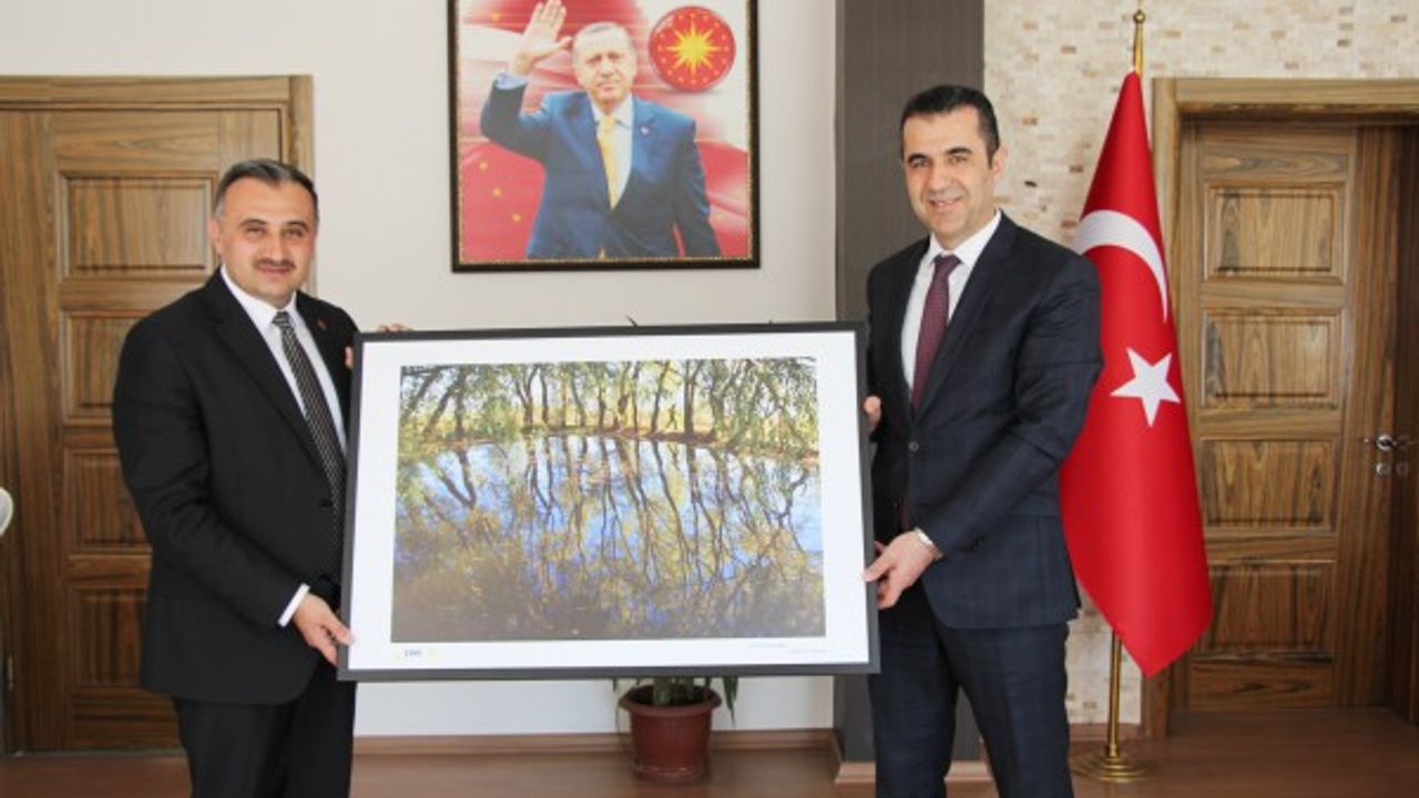 Kayseri-Gaz Genel Müdürü Adem Dincay'dan Başkan Cabbar'a ziyaret 