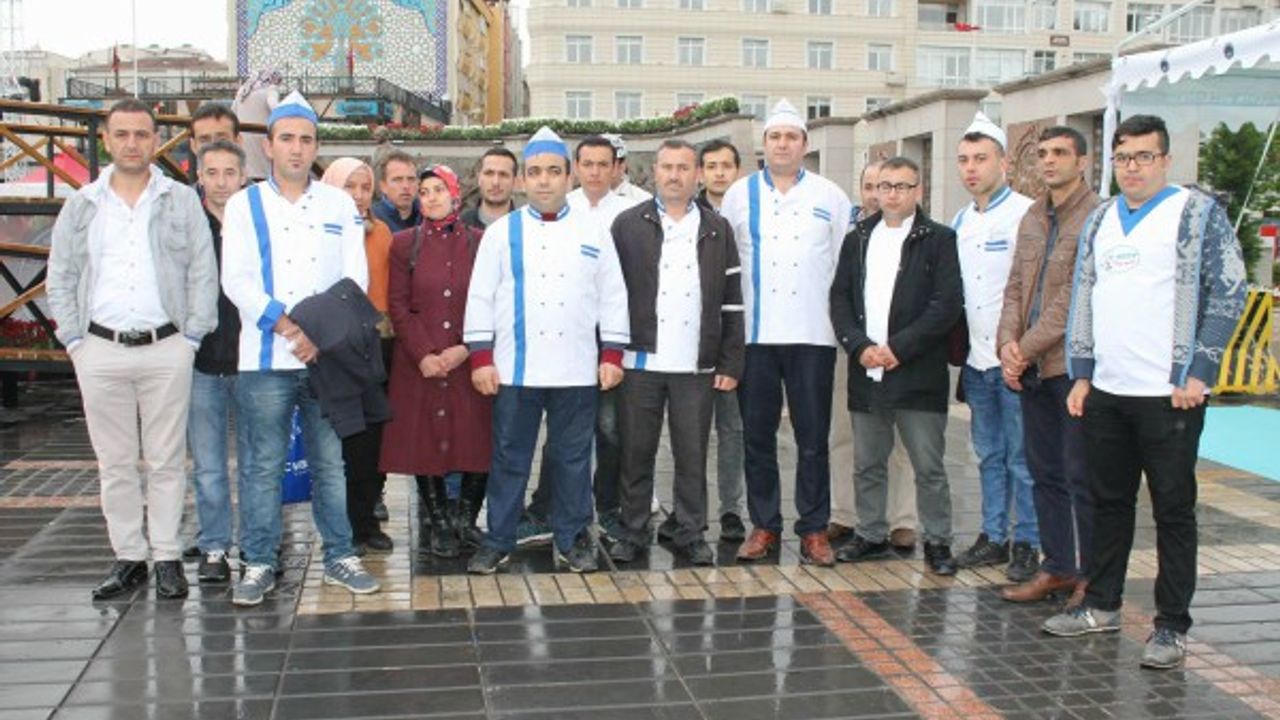 Yüzde 70 engeline takılan işçiler kadro istedi 