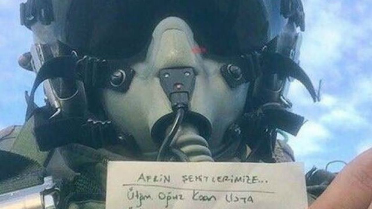 Türk F16 pilotu PKK/YPG’yi bu notla bombaladı