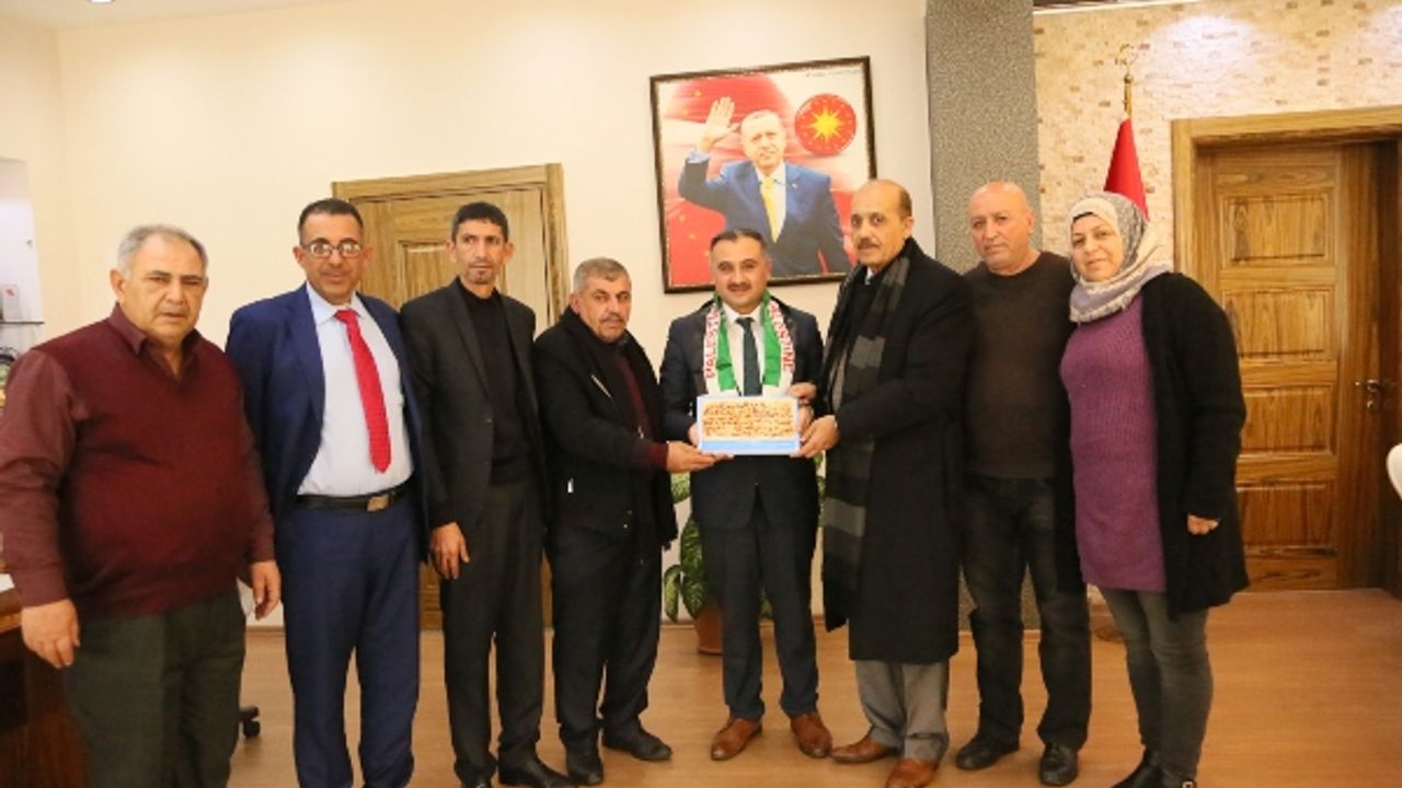 Filistin’den Gelen Heyetten Cabbar Başkana Ziyaret