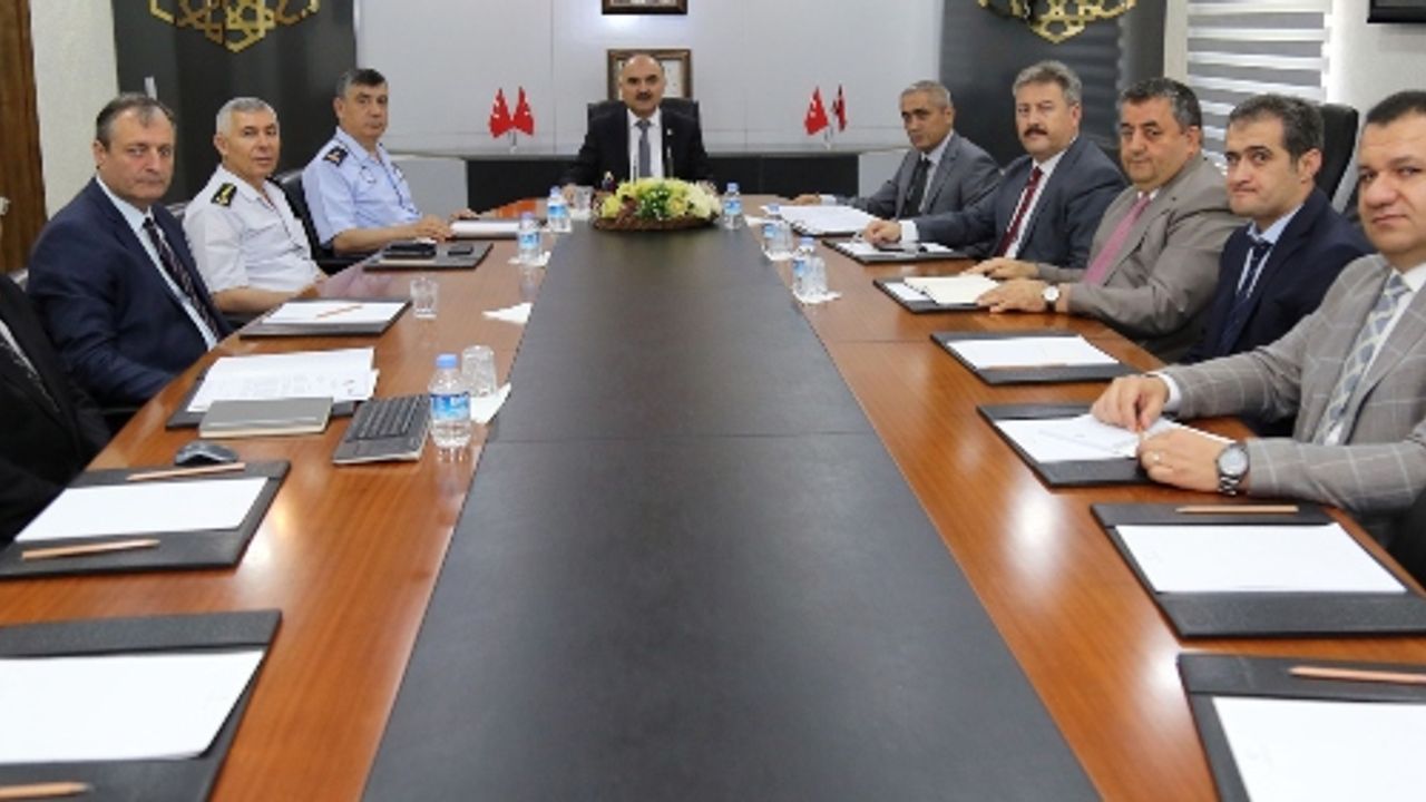 15 Temmuz Etkinlikleri Toplantısı Vali Günaydın Başkanlığında Yapıldı