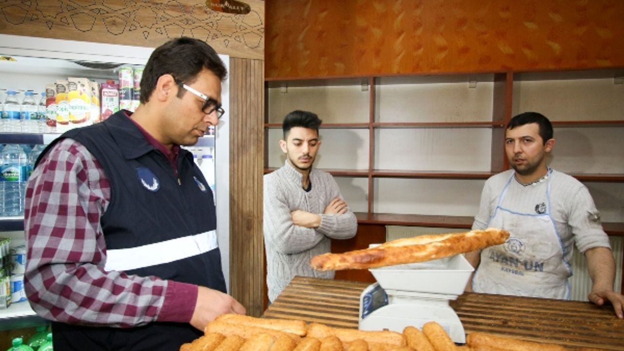 Zabıta ekipleri fırın ve okul kantinlerini denetledi