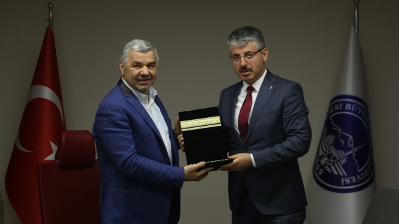 Başkan Çelik'e vefa ve teşekkür ziyareti 