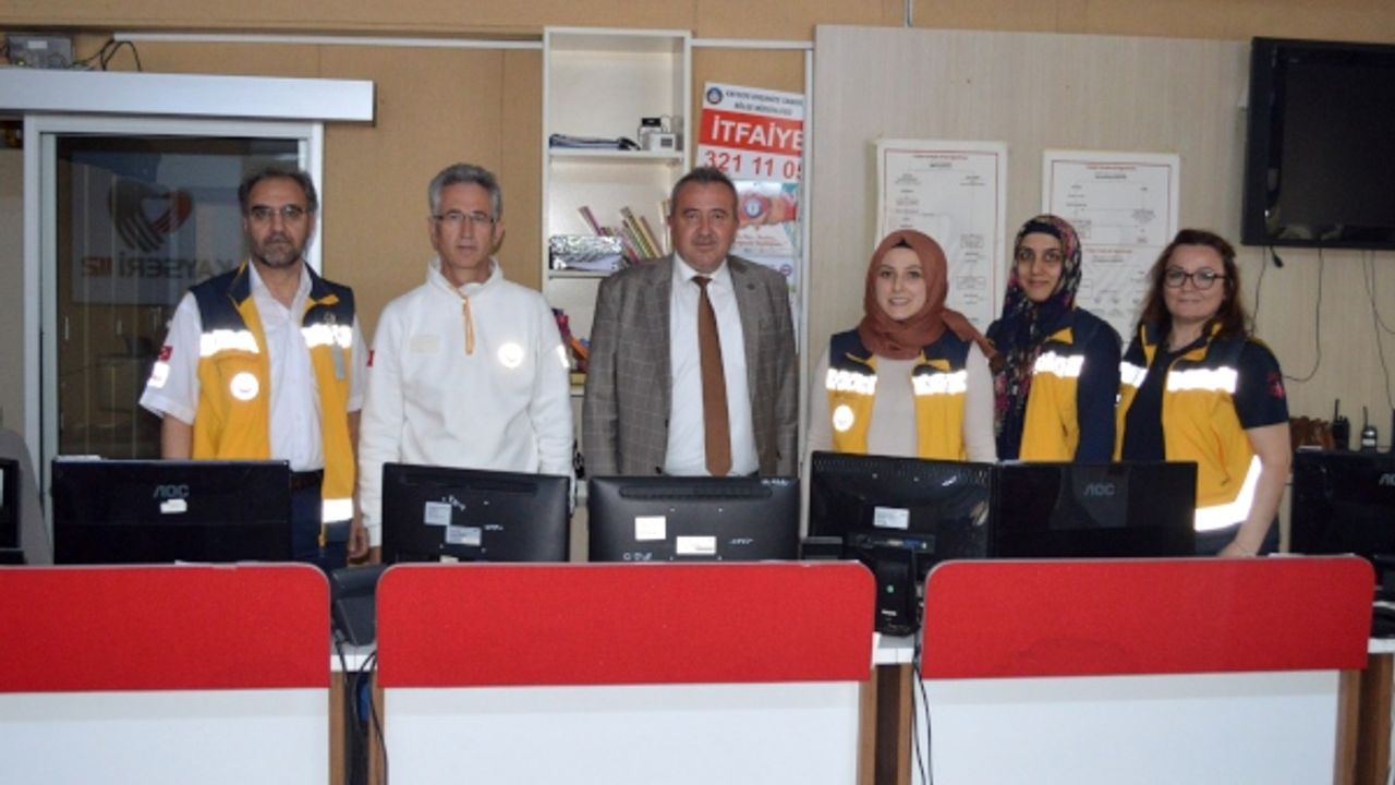 112 Ambulansları 7/24 hizmet etmek için hazır 