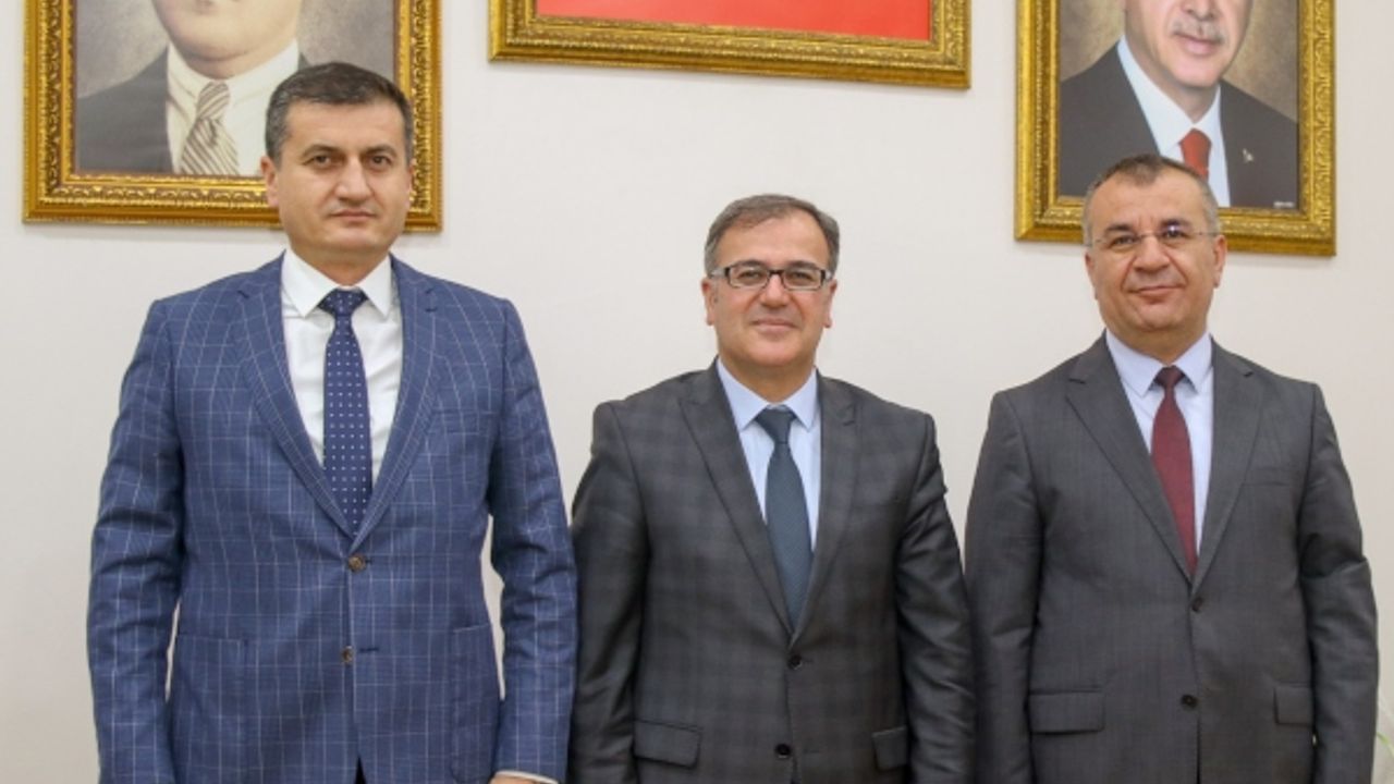 Akın ve Büyükbaş'tan Özdoğan'a hayırlı olsun ziyareti 