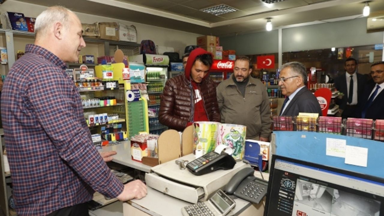 Büyükkılıç, Şehirlerarası Otobüs Terminali’ne de ani bir ziyaret gerçekleştirdi 