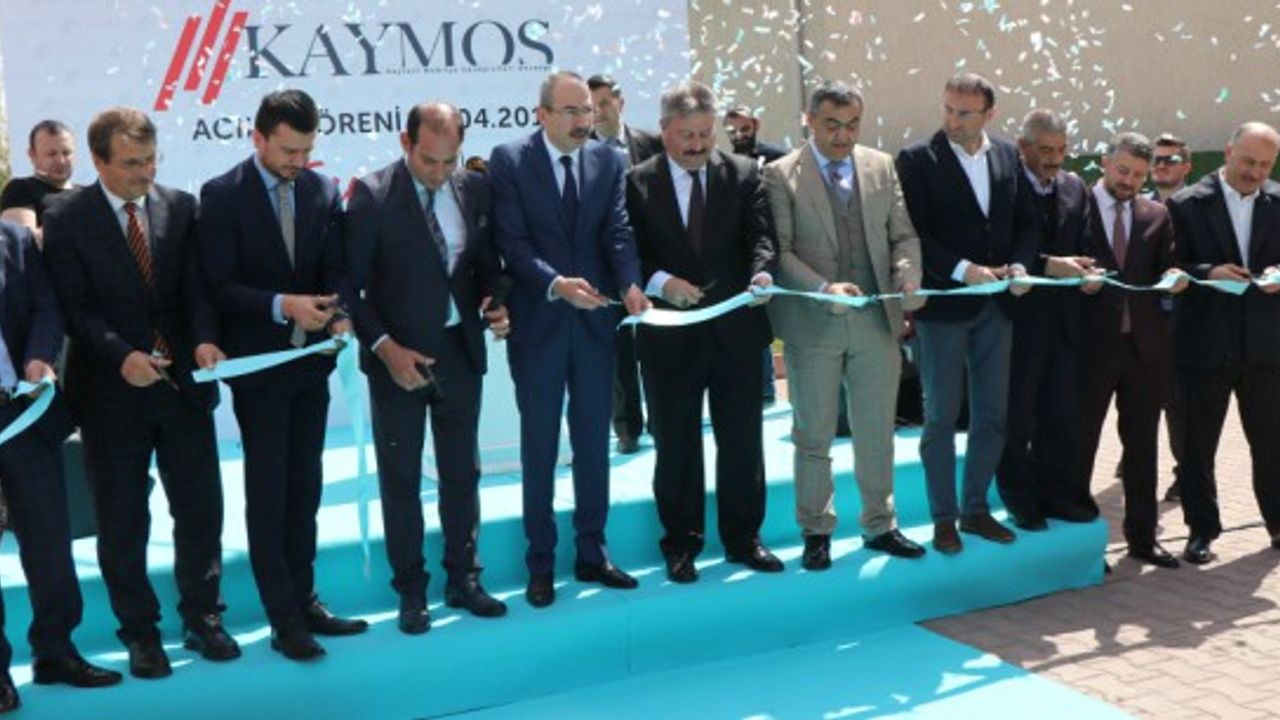 KAYMOS'un yeni hizmet binası törenle açıldı 