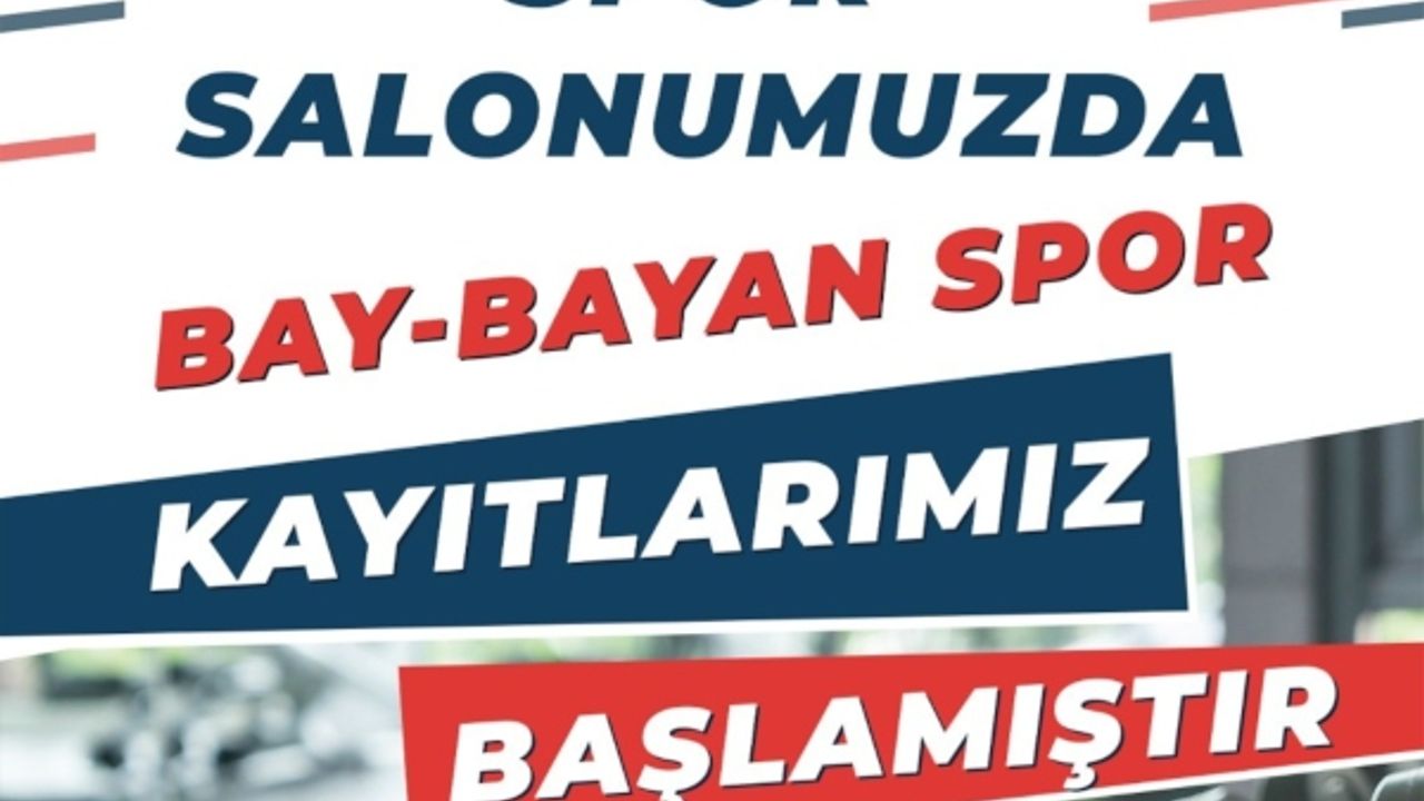 Melikgazi Hizmet Binası Spor Merkezi'nde kayıtlar devam ediyor 