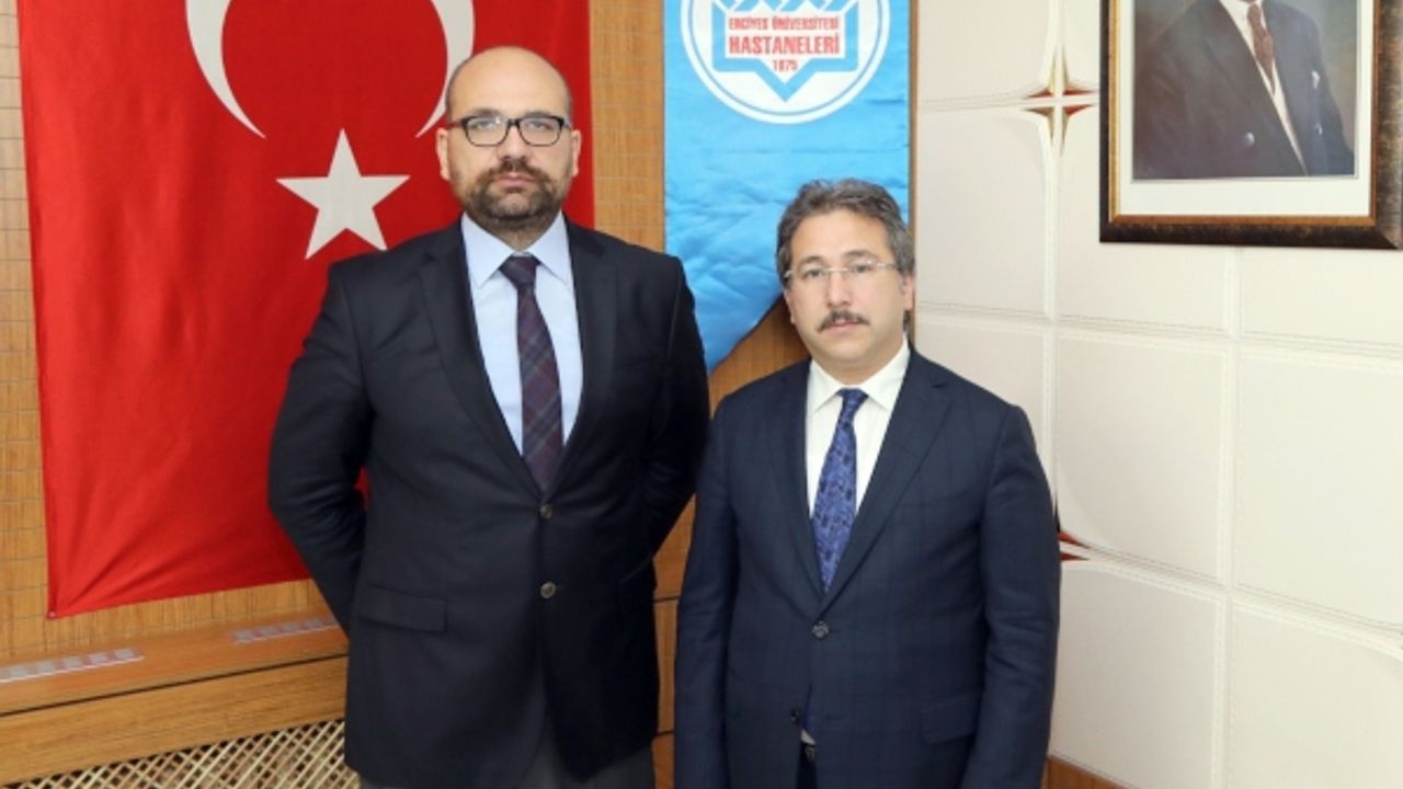 İl Sağlık Müdürü Benli’den ERÜ Hastaneleri Başhekimi Güney’e Tebrik Ziyareti 