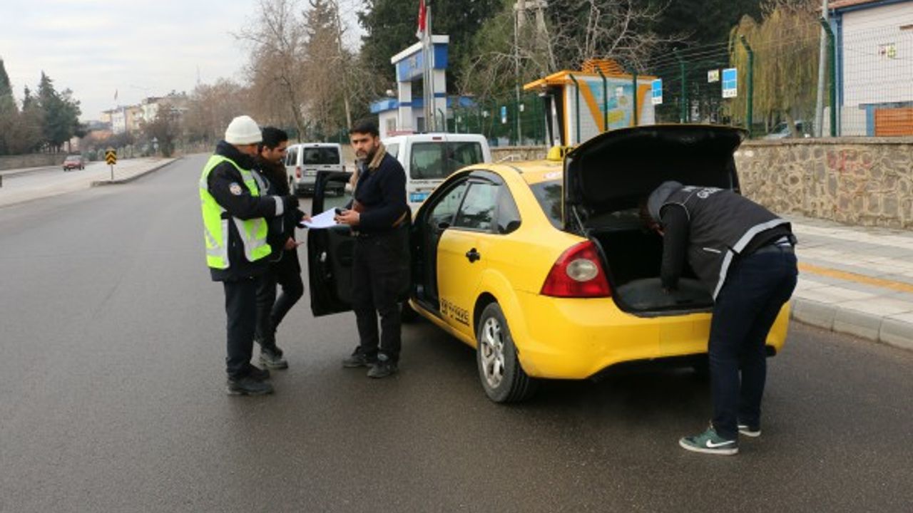 15 ilde eş zamanlı "Taksi Uygulaması 2019/1" uygulaması gerçekleştirildi 