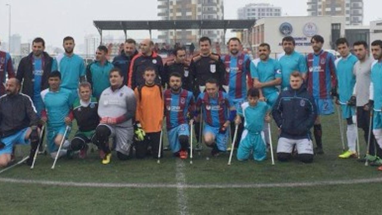 Melikgazi BESK Ampute futbol takımı 4 dörtlük 