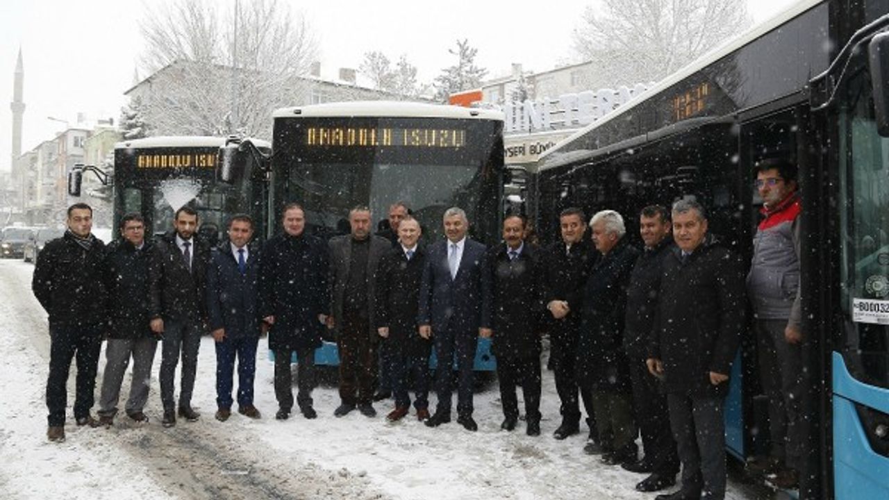 Terminal için yeni servis araçları hizmette 