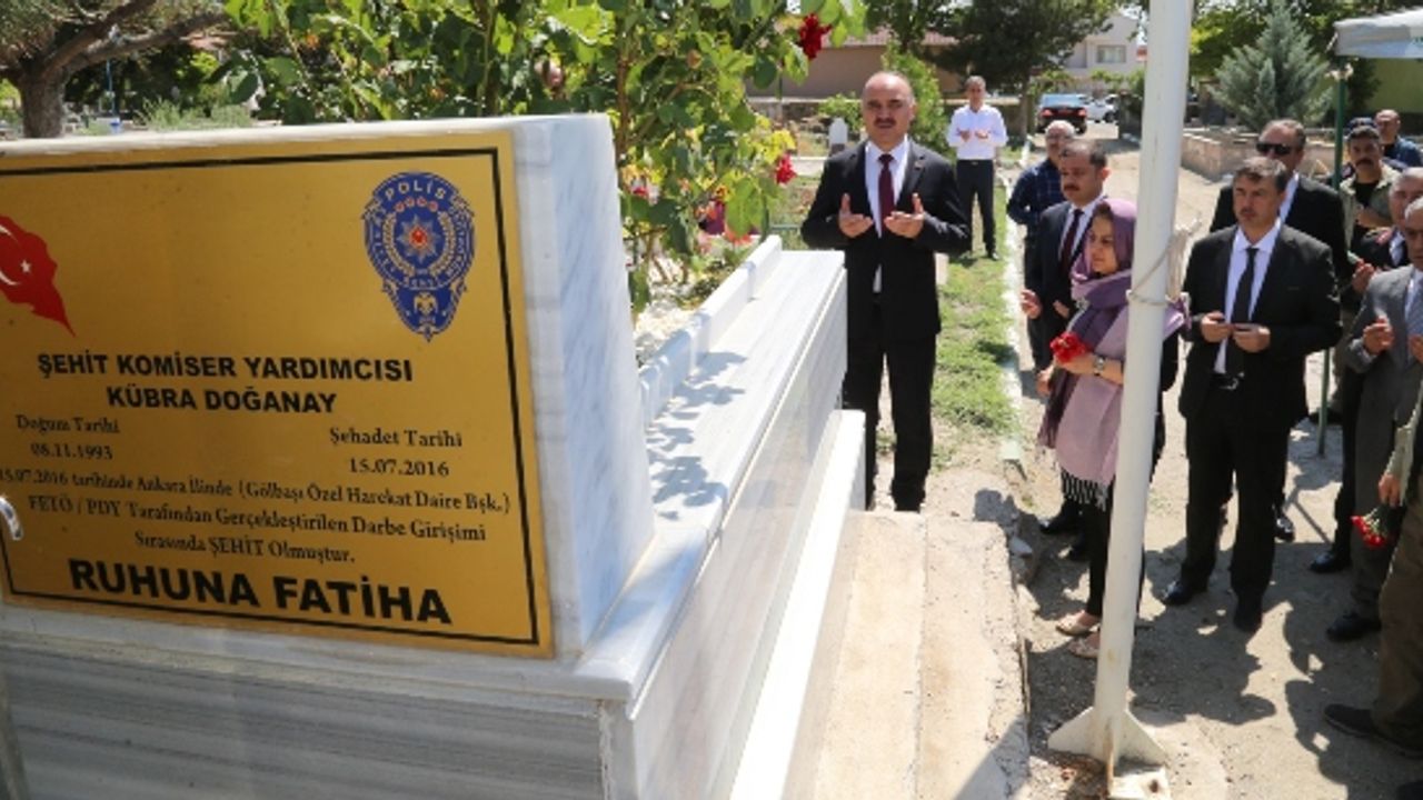 Vali Günaydın’dan 15 Temmuz Şehitlerinin Kabirlerine Ziyaret 