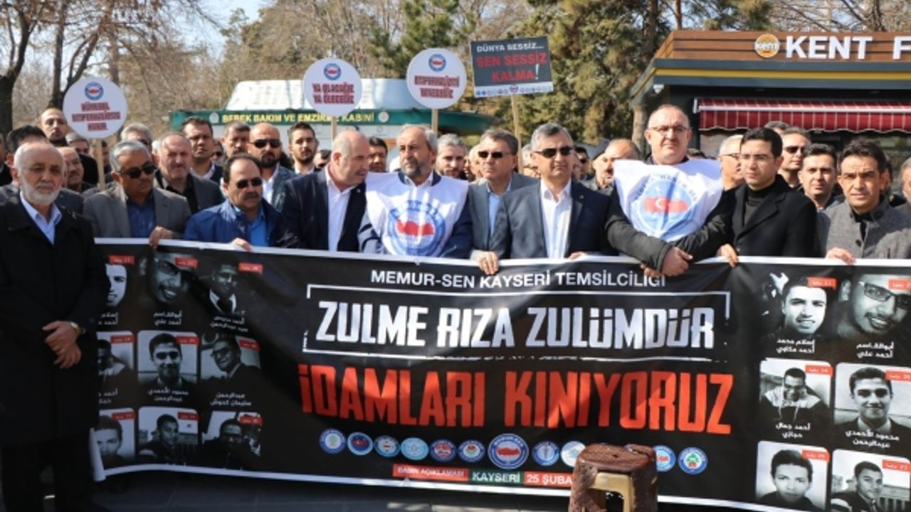 "Firavunlaşan Sisi cuntasının idamlarını durdurmak için insanlık ayağa kalkmalıdır" 