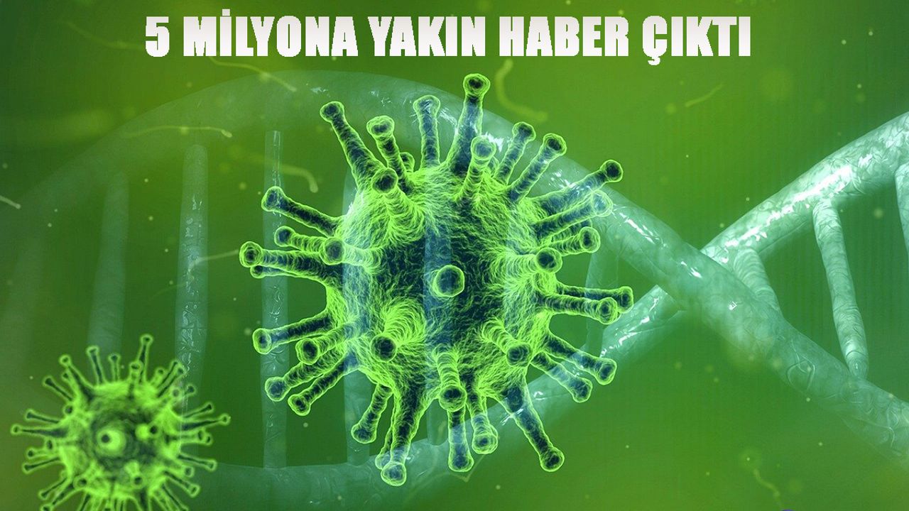 Korona virüs hakkında 5 milyona yakın haber çıktı 