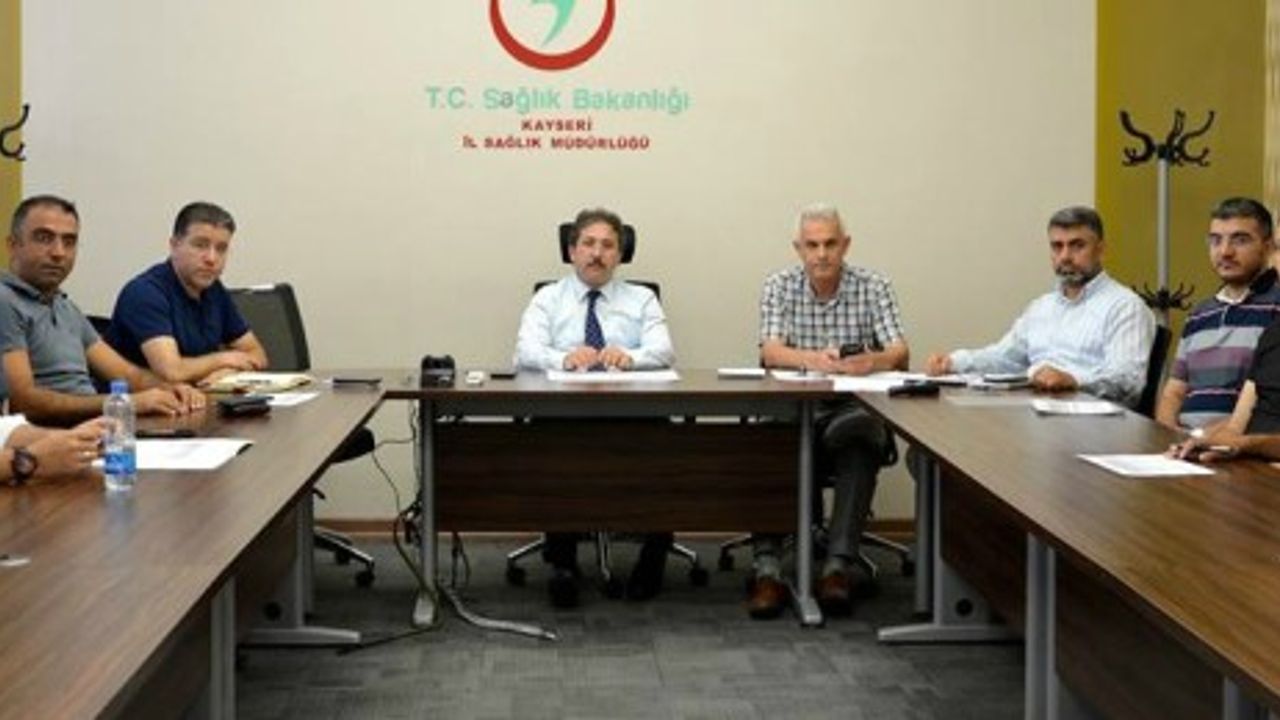 İl Sağlık Müdürlüğü'nde Mevcut Yatırımlar ve Proje Planlama Toplantısı Yapıldı 