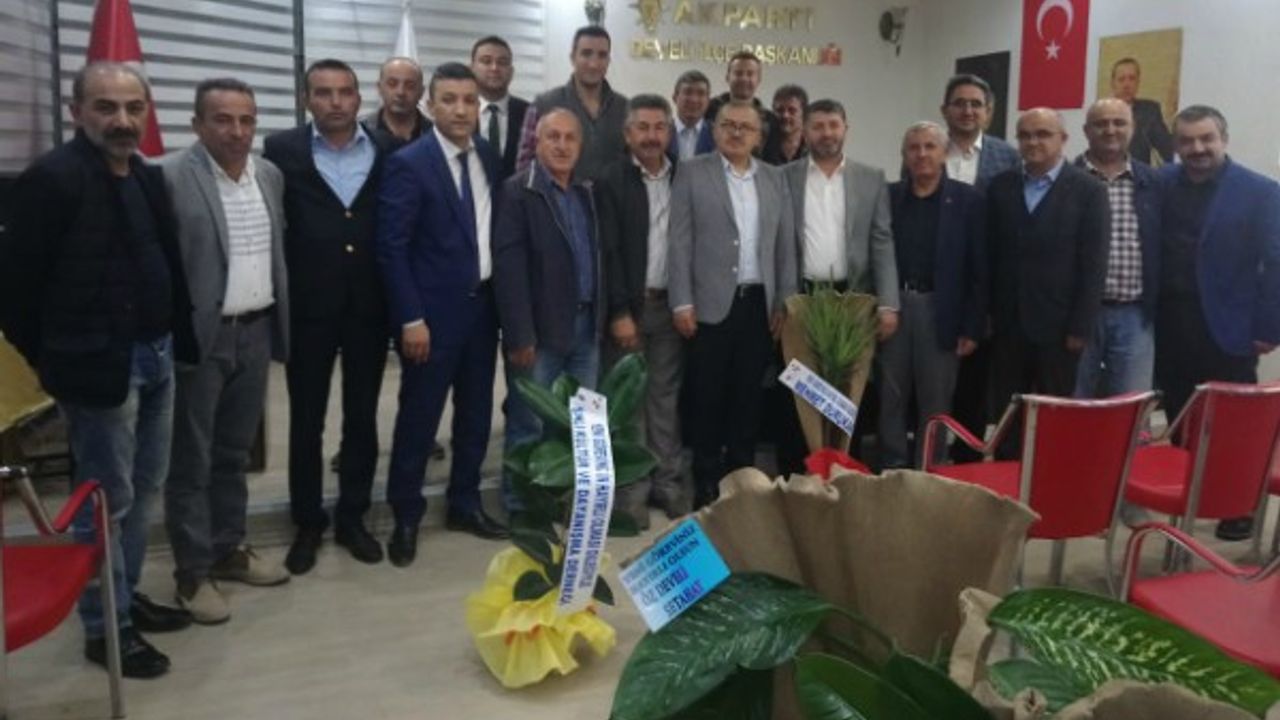 Şıhlı Derneği AK Parti Develi İlçe Başkanı Turan’ı ziyaret etti 