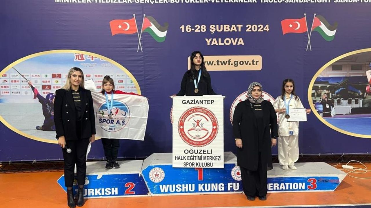 Kayserili Mira Özaktı, Türkiye 2’ncisi oldu