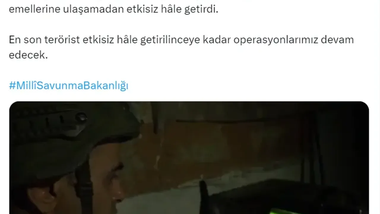 MSB: Teröre ve Teröriste Hiçbir Yerde Geçit Yok!