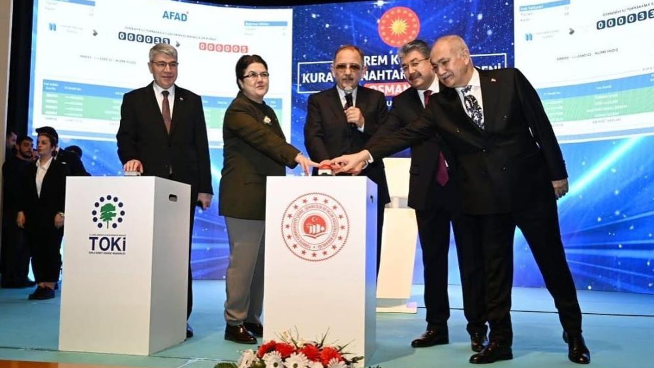 Bakan Özhaseki: 75 Bin Konut Teslim Edeceğiz