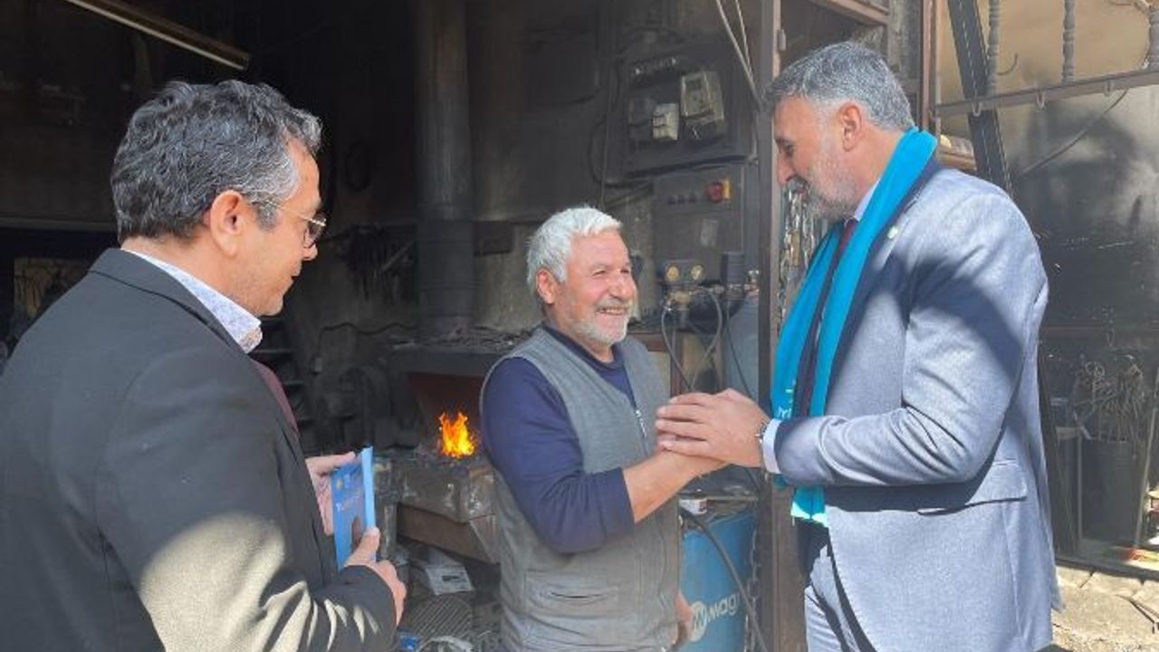 Yurder Şahin Sanayi Esnafını Ziyaret Etti