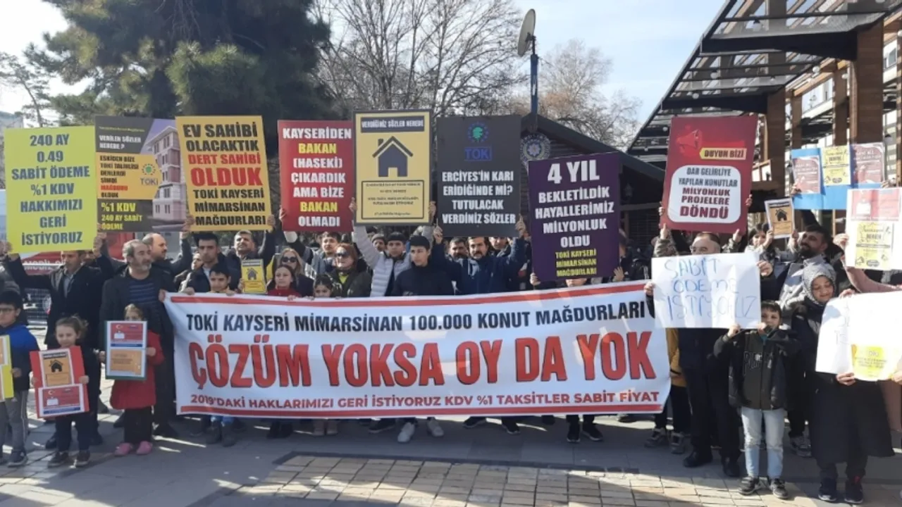 TOKİ Mağdurları İsyan Etti!