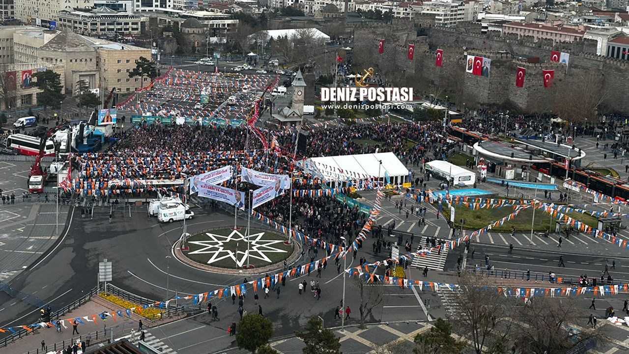 Kayseri Ak Parti Mitingine Kaç Kişi Katıldı? İşte Cevabı