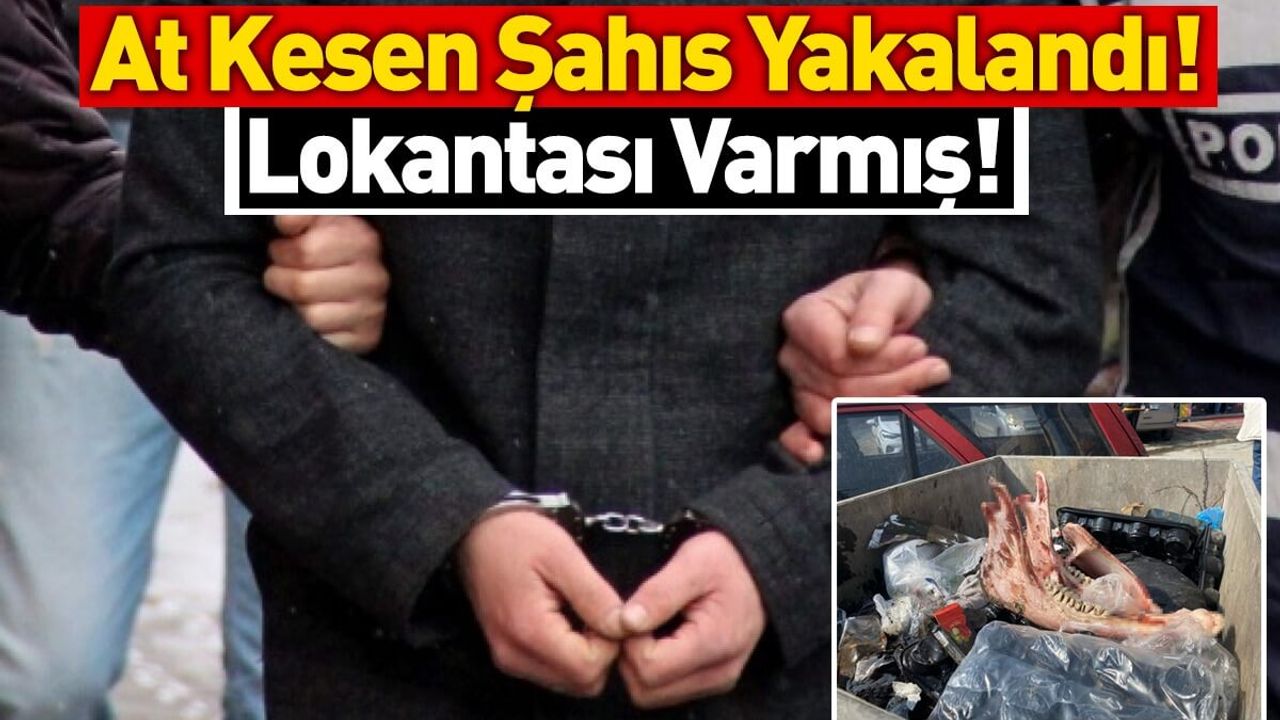 At Kesen Şahıs Yakalandı! Lokantası Varmış