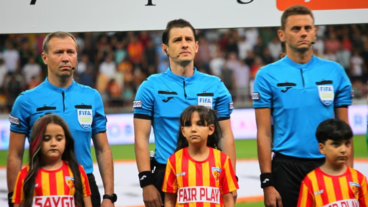Kayserispor, Atakaş Hatayspor Maçının Hakemi Belli Oldu
