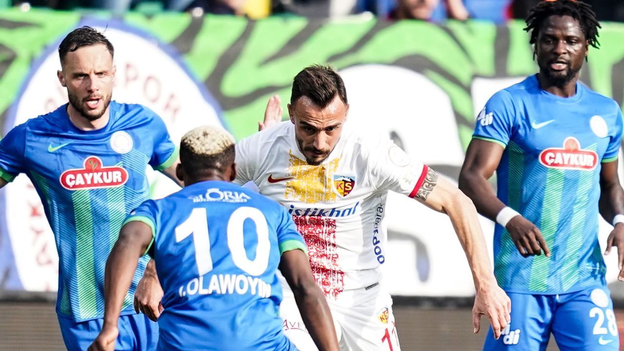 Çayın Tadı Acı Geldi! Kayserispor, Rize'de Fark Yedi