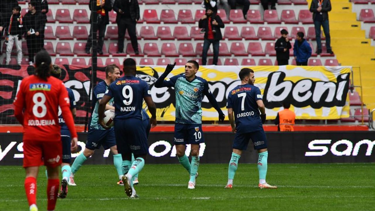 Kayserispor Sahadan Beraberlikle Ayrıldı