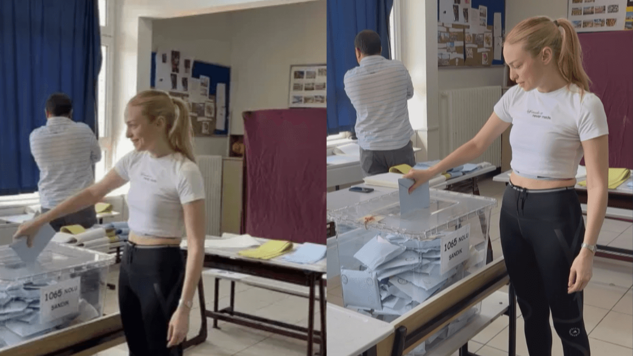 Ünlü Oyuncunun Zarfla İmtihanı! Sandık Başında Zor Anlar