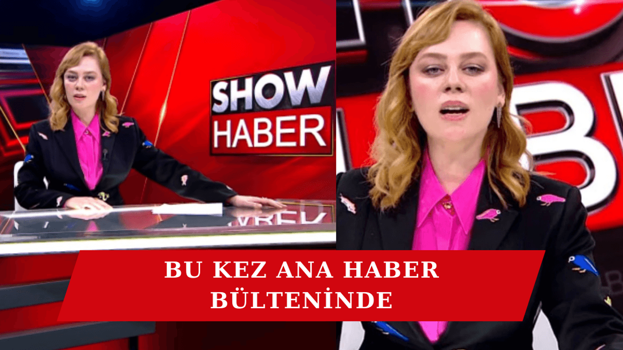 Demet Evgar Bu Kez Dizide Değil Ana Haber Bülteninde