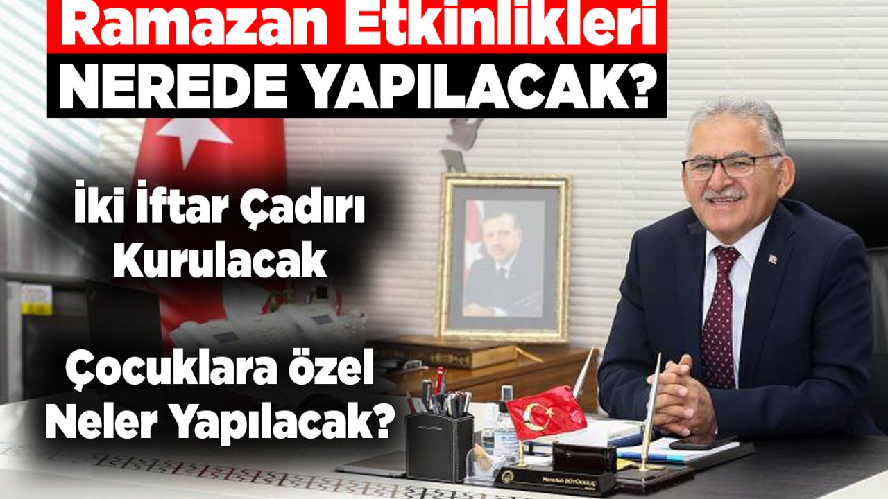 Ramazan Etkinlikleri Nerede Yapılacak?