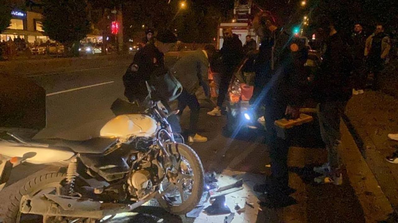 Kayseri'de Motosiklet Kazası: 2 Yaralı
